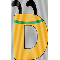 Cartoon letters-CL 307